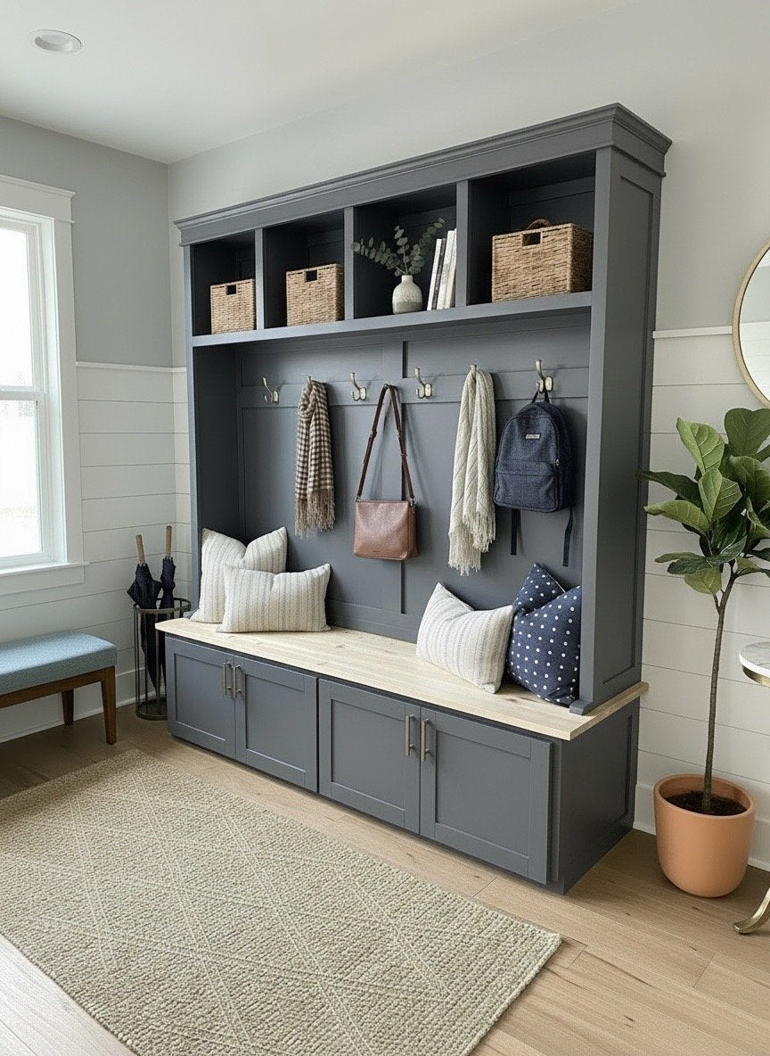 The Elston Mudroom Bench