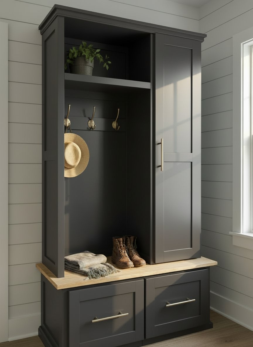 The Gatlin Locker — Charcoal Grey