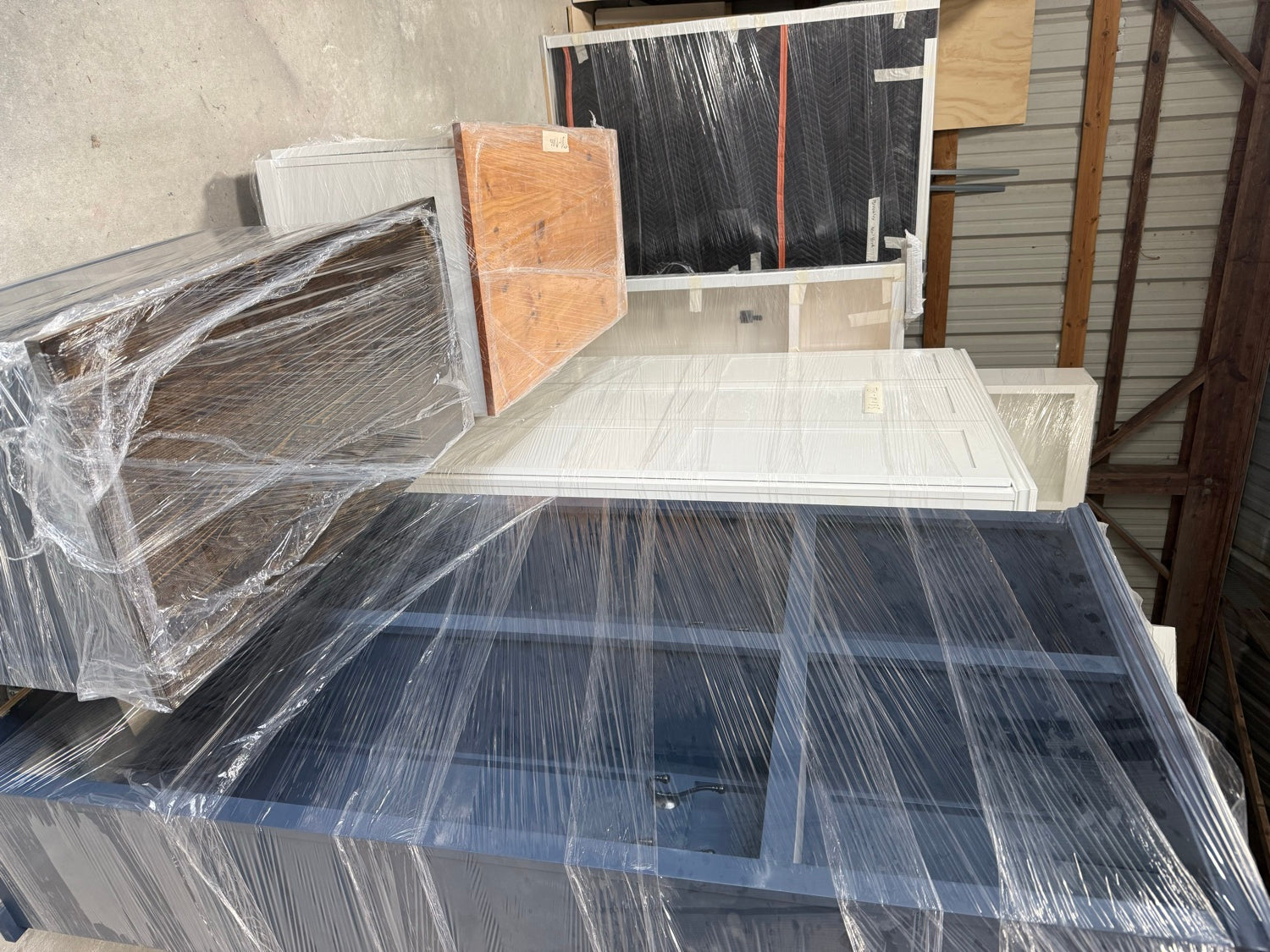 Finished pieces ready to be delivered fully assembled